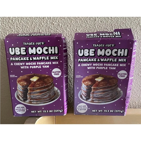 TRADER JOE’S Kitchen 2x Trader Joes Ube Mochi Pancake Waffle Mix